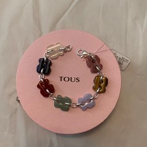 NWT Tous Cruise Gemstone Silver Bracelet